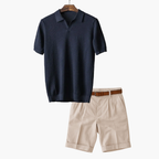 Ensemble homme polo en maille