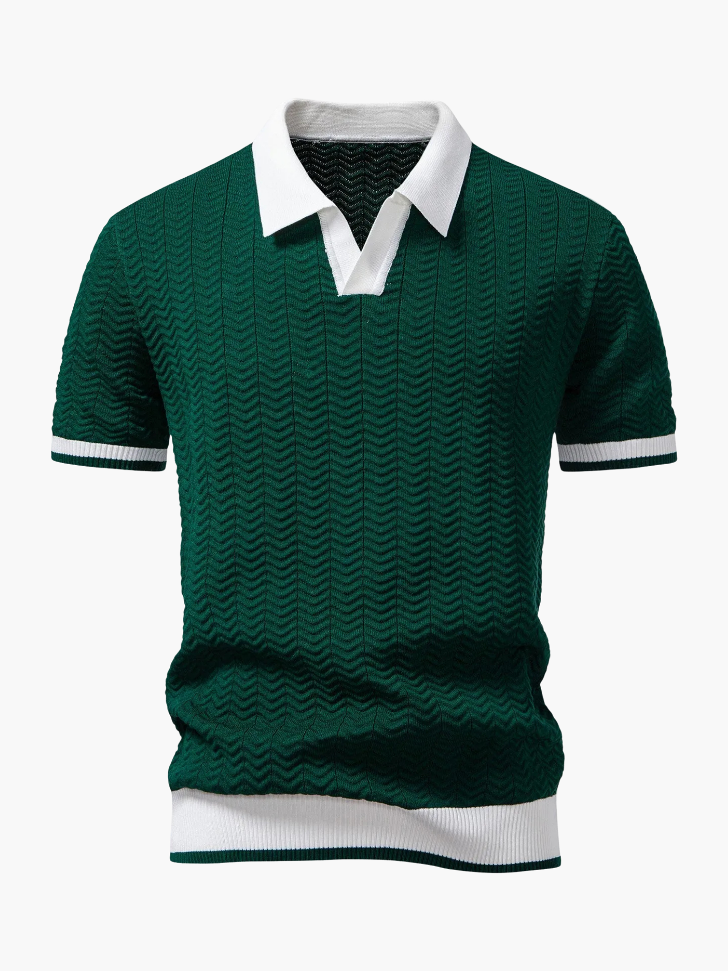 Ensemble homme polo tricoté