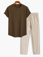 Ensemble homme t-shirt manches courtes