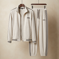 Ensemble homme velours côtelé à bandes