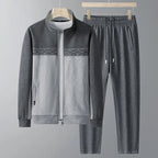 Ensemble homme zippé à col montant