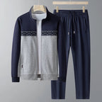 Ensemble homme zippé à col montant