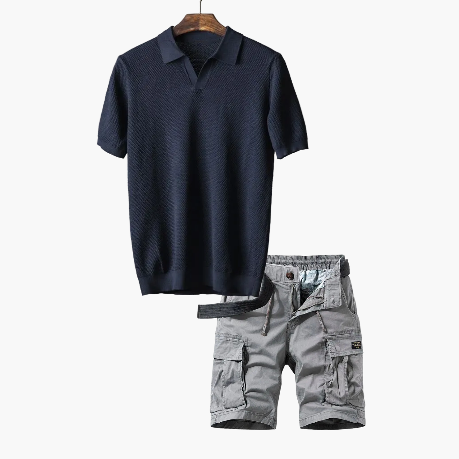 Ensemble Polo et Short Cargo Homme