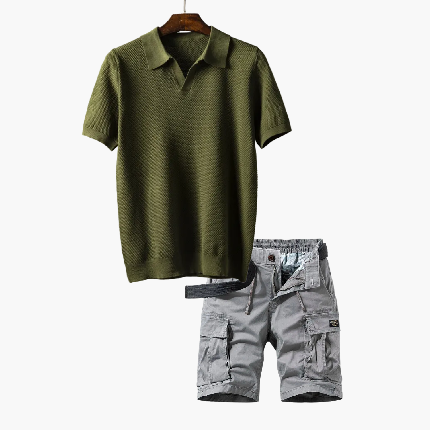 Ensemble Polo et Short Cargo Homme
