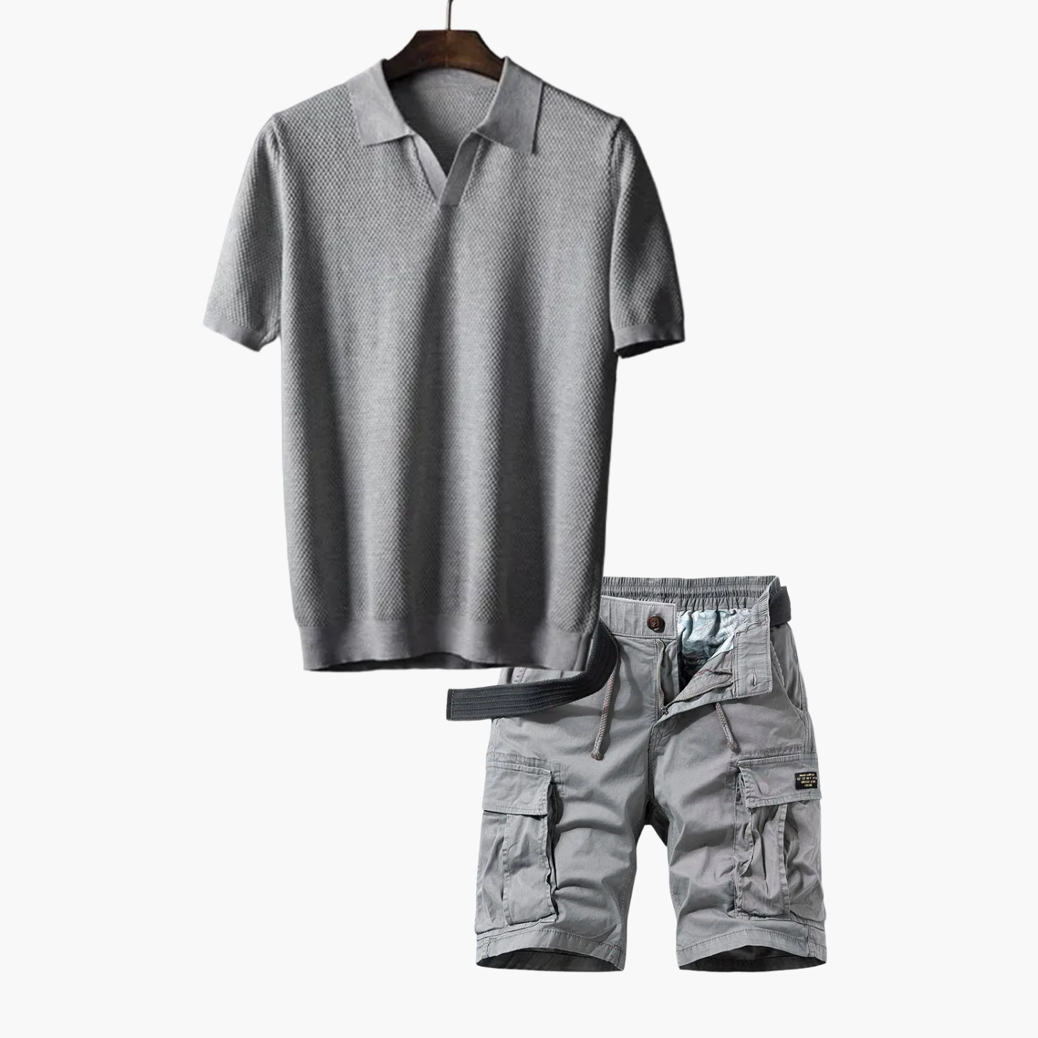 Ensemble Polo et Short Cargo Homme
