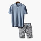 Ensemble Polo et Short Cargo Homme