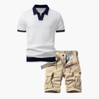 Ensemble Polo et Shorts Cargo pour Hommes
