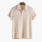 Ensemble polo nid d'abeille et shorts cargo hommes