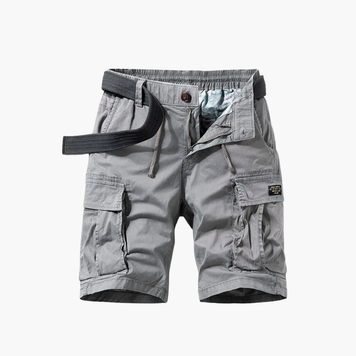 Ensemble polo nid d'abeille et shorts cargo hommes