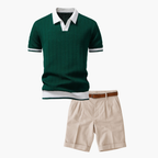 Ensemble Polo Texturé Homme