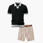 Ensemble Polo Texturé Homme