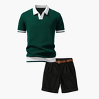 Ensemble Polo Texturé Homme et Short