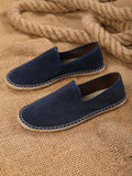 Espadrilles homme à enfiler semelle plate