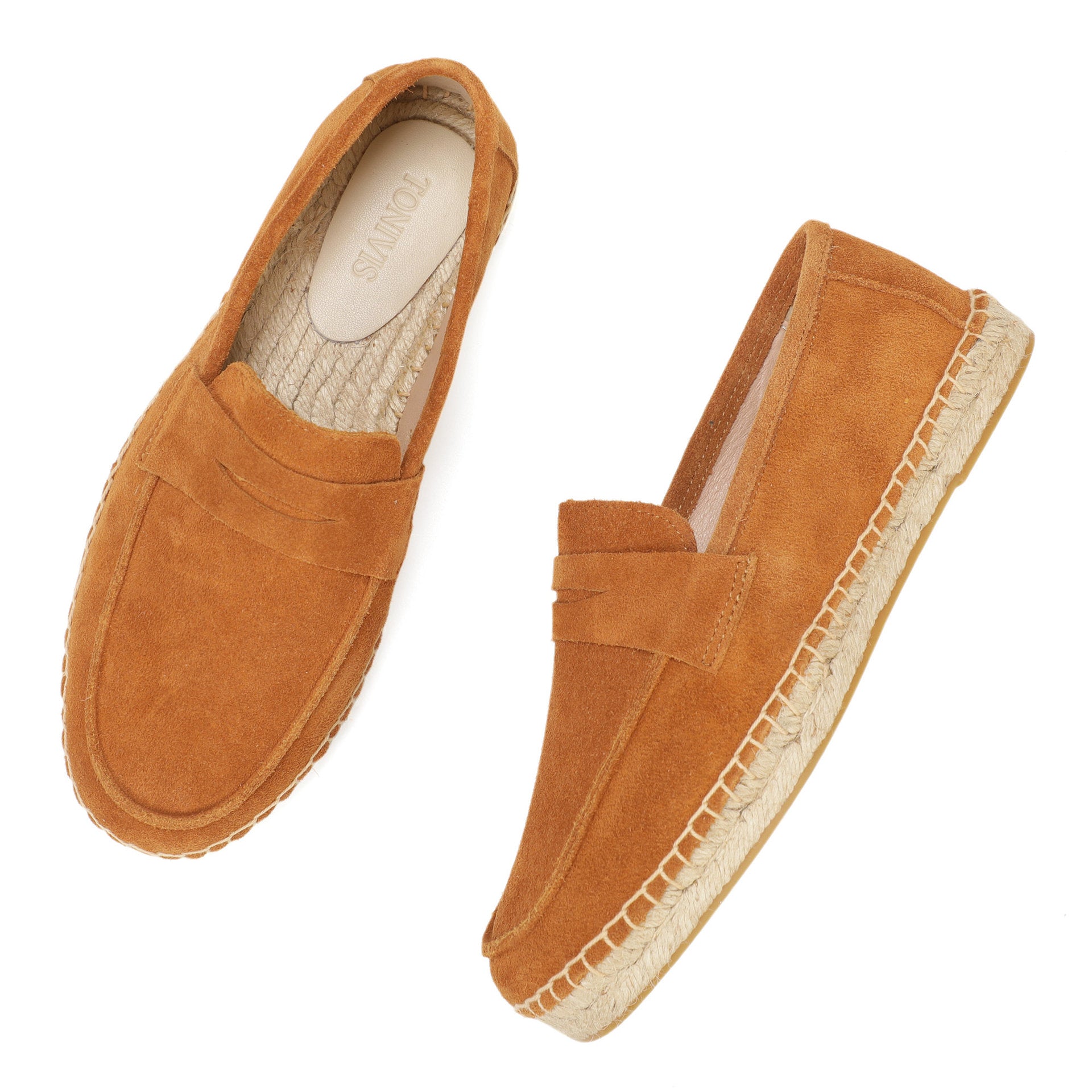 Espadrilles homme penny à enfiler