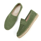Espadrilles homme penny à enfiler