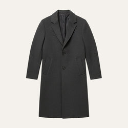 Manteau homme long à revers