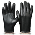 Gants homme à poignets contrastants