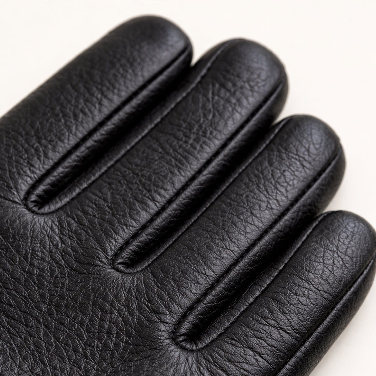 Gants homme à poignets contrastés