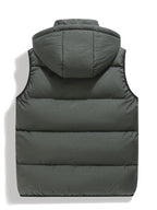 Gilet homme à capuche