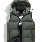 Gilet homme à capuche