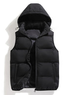 Gilet homme à capuche