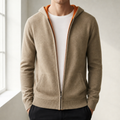Gilet homme à capuche zippé