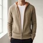 Gilet homme à capuche zippé