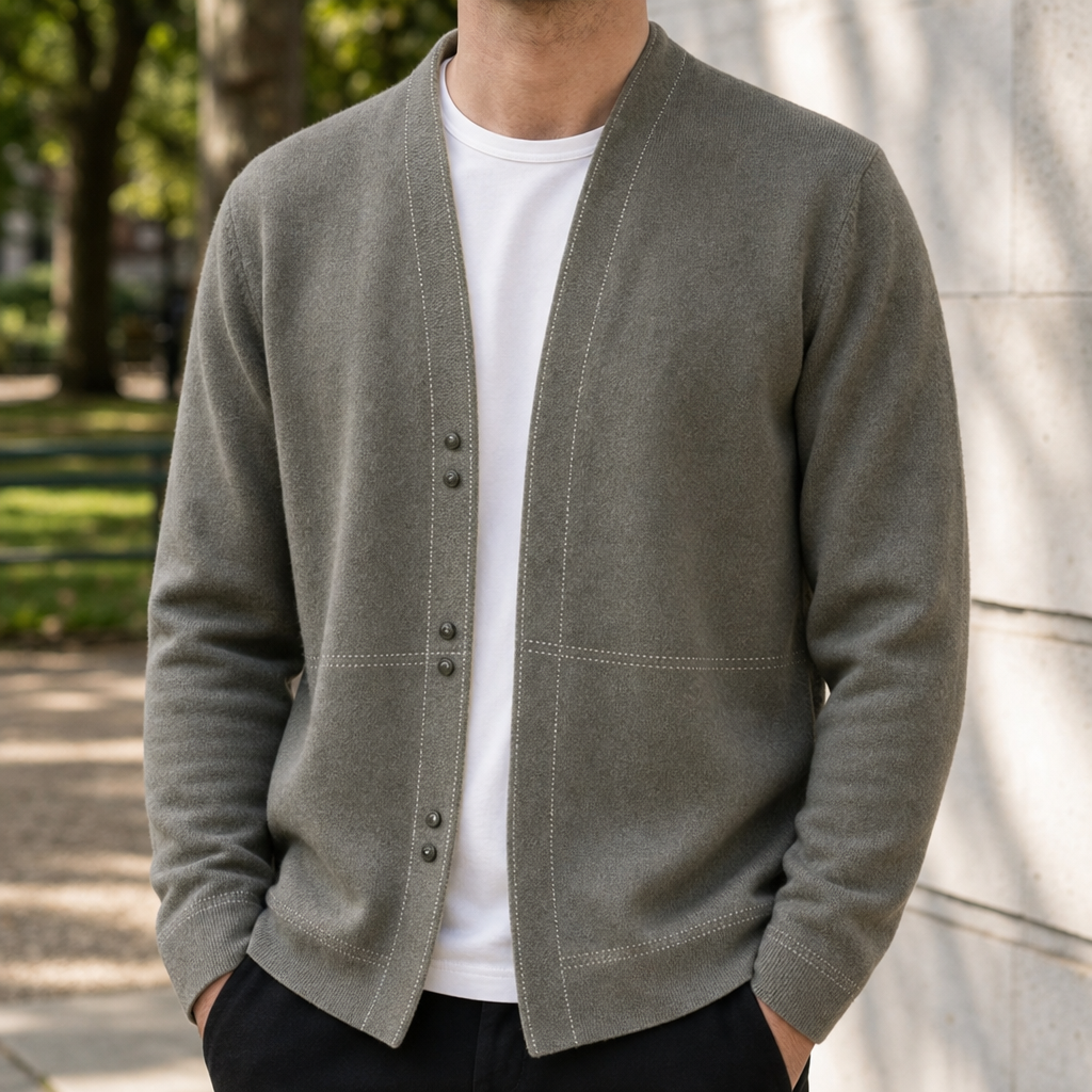 Gilet homme boutonné