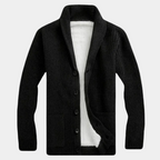 Gilet homme col châle boutonné