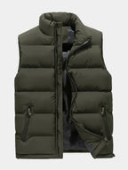 Gilet homme col montant