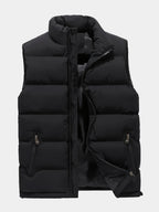 Gilet homme col montant