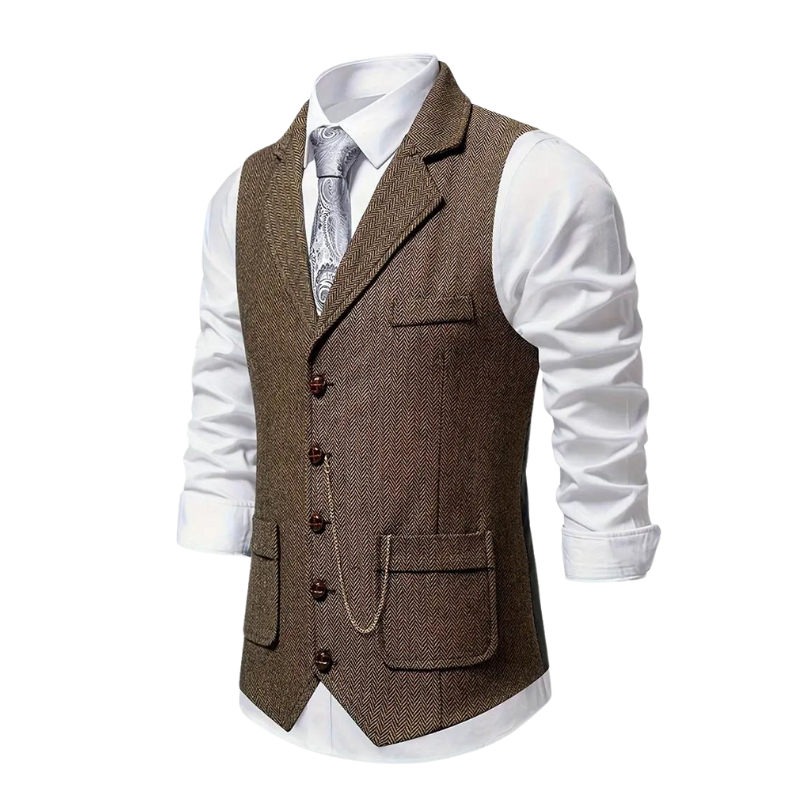 Gilet homme de costume à boutons