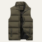 Gilet homme matelassé zippé