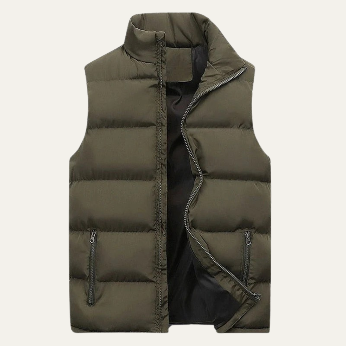 Gilet homme matelassé zippé