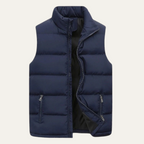 Gilet homme matelassé zippé