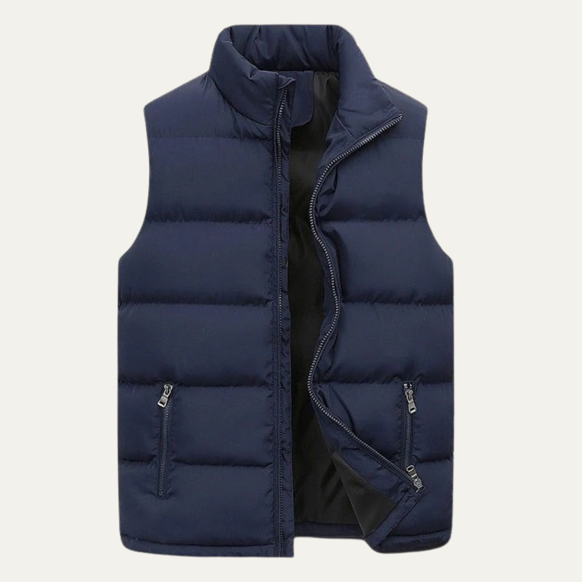 Gilet homme matelassé zippé