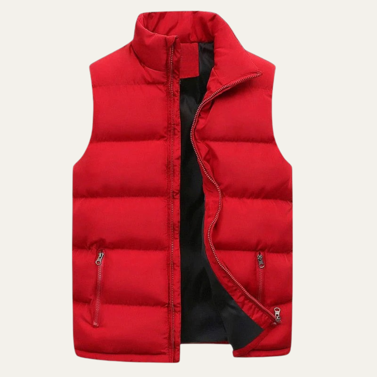 Gilet homme matelassé zippé