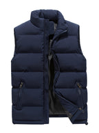 Gilet Homme Matelassé à Col Montant