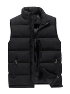 Gilet Homme Matelassé à Col Montant