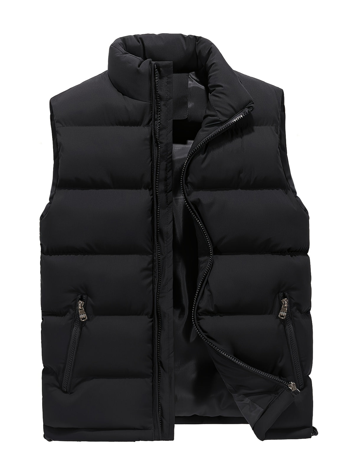 Gilet Homme Matelassé à Col Montant