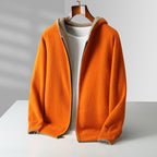 Gilet homme zippé à capuche