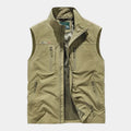 Gilet homme zippé col montant