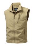 Gilet utilitaire zippé pour hommes