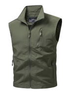 Gilet utilitaire zippé pour hommes