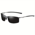 Lunettes de soleil homme à monture fine