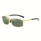 Lunettes de soleil homme à monture fine