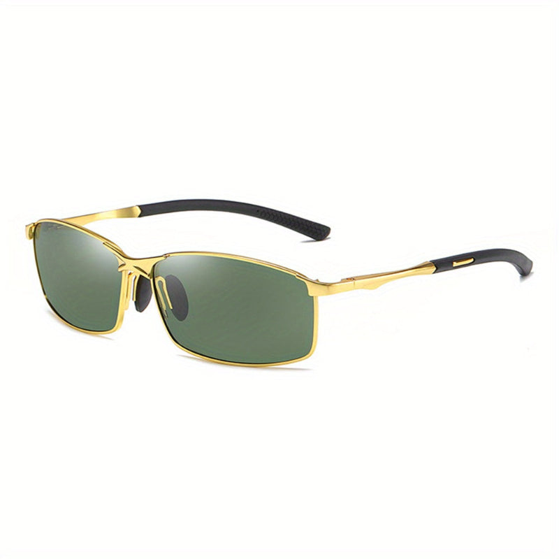 Lunettes de soleil homme à monture fine
