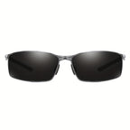 Lunettes de soleil homme à monture fine