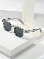 Lunettes de soleil homme à monture octogonale