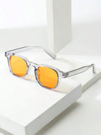 Lunettes de soleil homme à monture octogonale